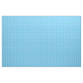 Light Blue en White Snowflake Pattern Stof (Yard (91,4 cm))
