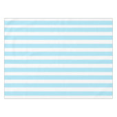 Light Blue en White Stripes Pattern Tafelkleed (Voorkant (Horizontaal))