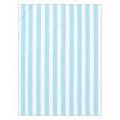 Light Blue en White Stripes Pattern Tafelkleed (Voorkant)