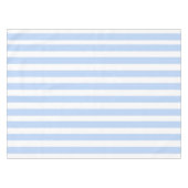 Light Blue en White Stripes Pattern Tafelkleed (Voorkant (Horizontaal))