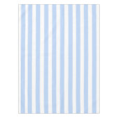 Light Blue en White Stripes Pattern Tafelkleed (Voorkant)