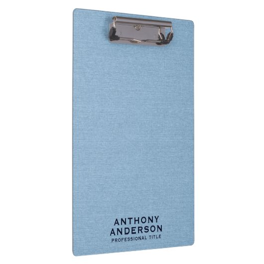 Light Blue Fabric Texture Klembord (Rechts)