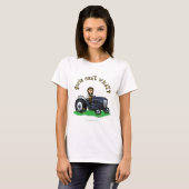Light Blue Farmer Girl T-shirt (Voorkant volledig)