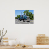 Light Blue Flattop 379 Poster (Keuken)