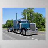 Light Blue Flattop 379 Poster (Voorkant)