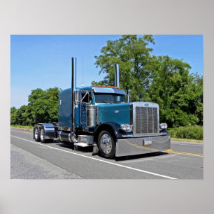 Light Blue Flattop 379 Poster