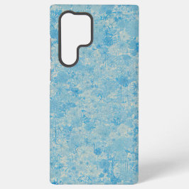 Light Blue Floral Field Phone Case Samsung Galaxy Hoesje