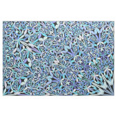 Light Blue Floral Life Mandala Stof (Fat Quarter)