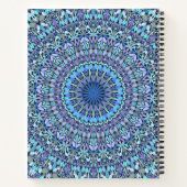 Light Blue Floral Mandala Notitieboek (Achterkant)