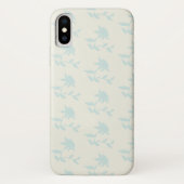  Light Blue Floral Pattern Case-Mate iPhone Case (Achterkant)