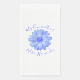 Light Blue Floral Quinceañera Servet