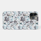 Light Blue Floral Waterverf Clematis Vine Case-Mate iPhone Case (Achterkant (horizontaal))