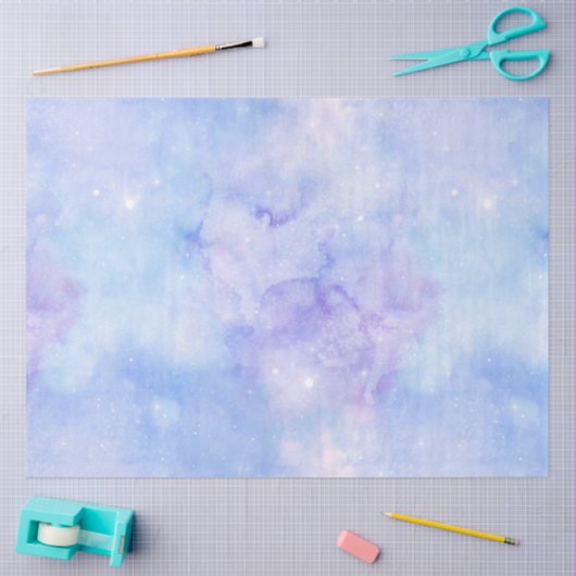 Light Blue Galaxy Series Design 6 Tissuepapier (Craft)