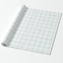 Light Blue Gingham-Waterverf
