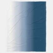 Light Blue Gradient Fleece Blanket - Cozy Home Deken (Voorkant)