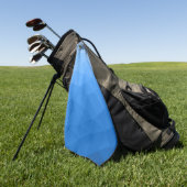 Light blue gradient geometric mesh pattern golfhanddoek (Groen)