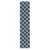 Light Blue Graduation Party Short Table Runner Korte Tafelloper (Voorkant)