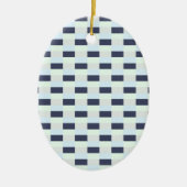 Light blue green with dots combination keramisch ornament (Voorkant)