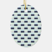 Light blue green with dots combination keramisch ornament (Achterkant)