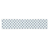 Light blue green with dots combination korte tafelloper (Horizontaal)