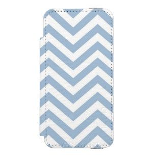Light Blue Grunge Textured Chevron