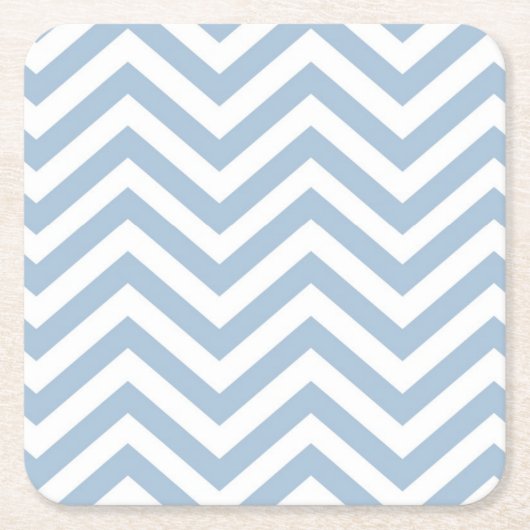 Light Blue Grunge Textured Chevron Kartonnen Onderzetters (Voorkant)