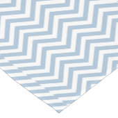 Light Blue Grunge Textured Chevron Korte Tafelloper (Hoek)