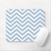 Light Blue Grunge Textured Chevron Muismat (Met muis)