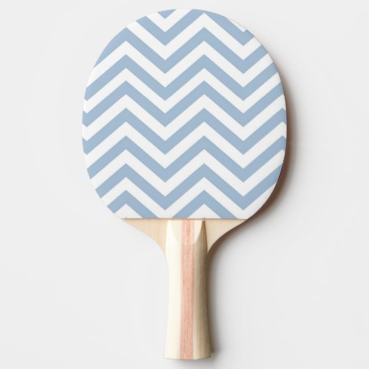 Light Blue Grunge Textured Chevron Tafeltennisbatje (Voorkant)