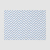 Light Blue Grunge Textured Chevron Tissuepapier (Voorkant)