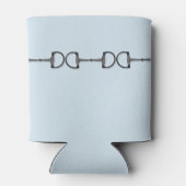 Light Blue Horse Bit Monogram Blikjeskoeler (Achterkant)