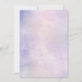 Light Blue Hydrangea & Eucalyptus Reheardiner Kaart (Achterkant)