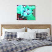 Light Blue Iris Canvas Afdruk (Insitu (Slaapkamer))