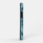 Light Blue Kaleidoscope/Mandala Case-Mate iPhone Case (Achterkant/rechts)