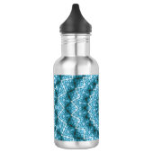 Light Blue Kaleidoscope/Mandala Waterfles (Links)