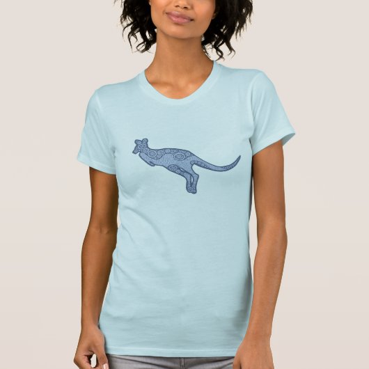 Light Blue Kangaroo Shirt (Voorkant)