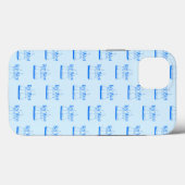 Light Blue Key West Florida Nautical Sailboat Case-Mate iPhone Case (Achterkant (horizontaal))