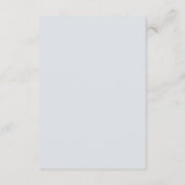 Light Blue Luxe | QR Code Wedding Guest Details Informatiekaartje (Achterkant)