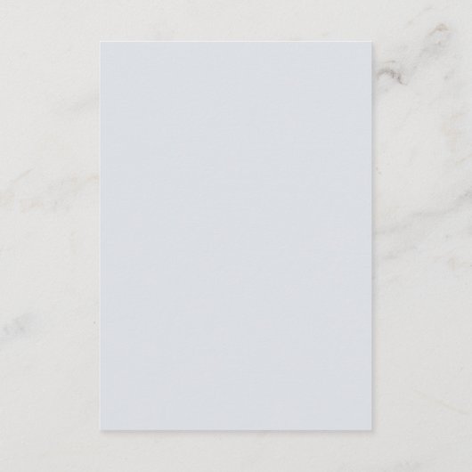 Light Blue Luxe | QR Code Wedding Guest Details Informatiekaartje (Achterkant)