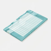Light Blue Marble Elegant Modern Pattern Post-it® Notes (Schuin)