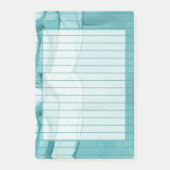 Light Blue Marble Elegant Modern Pattern Post-it® Notes (Voorkant)