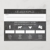 Light Blue Mason Jar Chalkboard Weddenschap Briefkaart (Voorkant)