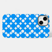 Light Blue Mod Ball Design @ Emporio Moffa Case-Mate iPhone Case (Achterkant (horizontaal))