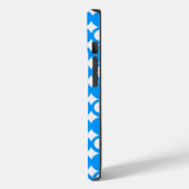 Light Blue Mod Ball Design @ Emporio Moffa Case-Mate iPhone Case (Achterkant / Links)