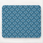 Light Blue Mode Forward Mousepad Muismat (Voorkant)