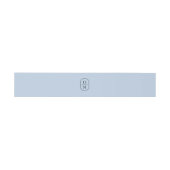 Light Blue | Monogram Huwelijksuitnodiging Uitnodigingen Wikkel (Vlak)
