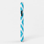 Light Blue Moods Diamond Chevrons Case-Mate iPhone Case (Achterkant/rechts)