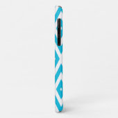 Light Blue Moods Diamond Chevrons Case-Mate iPhone Case (Achterkant/links)