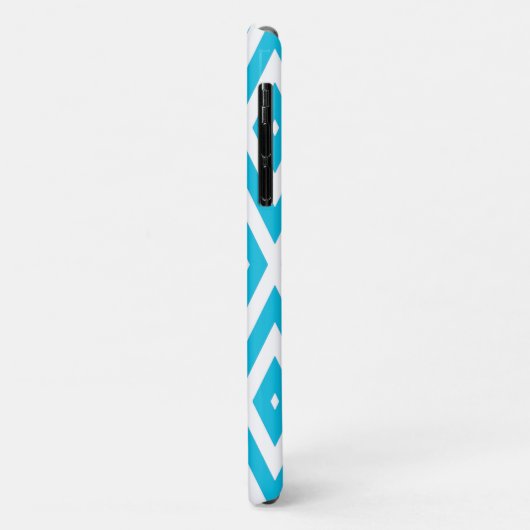 Light Blue Moods Diamond Chevrons Case-Mate iPhone Case (Achterkant/links)