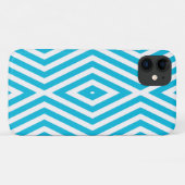 Light Blue Moods Diamond Chevrons Case-Mate iPhone Case (Achterkant (horizontaal))